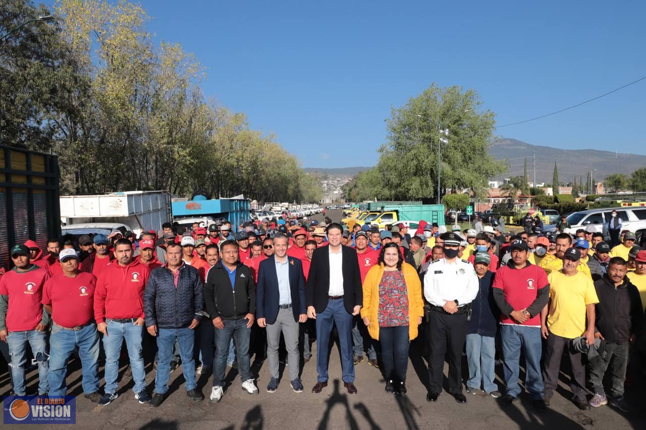 Se suman recolectores de residuos a campaña para fortalecer el orden en Morelia