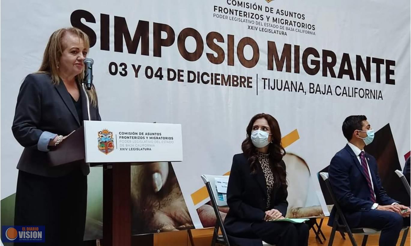 María Elena Serrano participó en Simposio Migrante sobre Asuntos Migratorios 