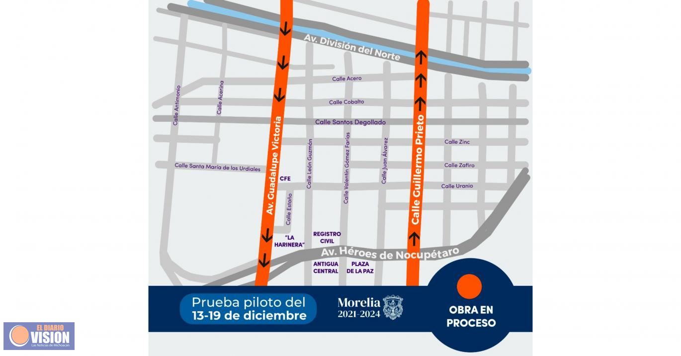 Ayuntamiento de Morelia anuncia prueba piloto en vialidades para mejorar tránsito vehicular