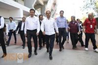 Rcorrido de supervisión papal por distintos puntos de la capital michoacana