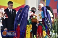 Papa Francisco en un Estadio Morelos 
