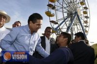 Silvano Aureoles, inauguro
