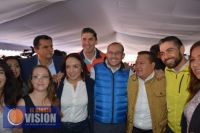 Panistas con el Dirigente José Manuel Hinojosa