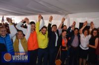 Perredistas y militantes de Movimiento Ciudadano