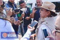 Alma Mireya visita Uruapan 