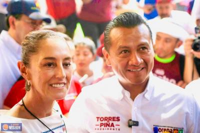 Con Claudia Sheinbaum, recuperaremos juntos Morelia: Torres Piña