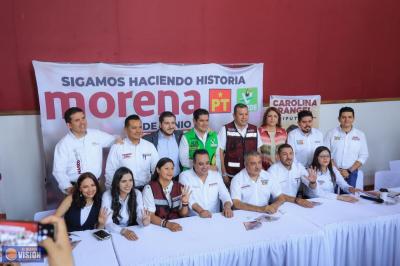 Con unidad de Morena, Partido Verde y PT, ganaremos todo en Morelia: Torres Piña