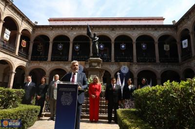 Que la formación nicolaita lleve impreso el espíritu libertador de Don Miguel Hidalgo:Gobernador