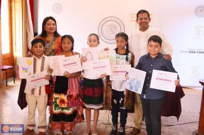 Premian a niñas y niños que participaron en el “Primer concurso de dibujo parlamentario 2025”