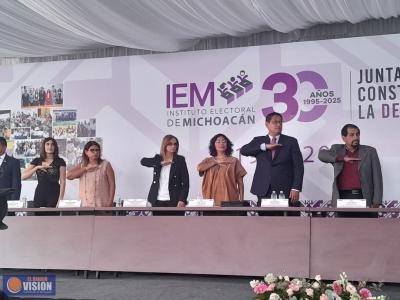 Celebra IEM, 30 años construyendo democracia en Michoacán