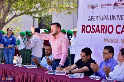 Se abren las puertas para el futuro de jóvenes con la Universidad Rosario Castellanos: Reyes Galindo