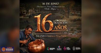 Dayana Pérez celebra 16 aniversario de Santa Clara del Cobre como Pueblo Mágico 