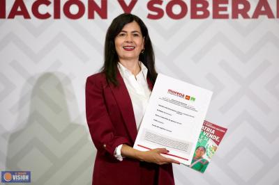 Gaby Molina va por la gubernatura de Michoacán