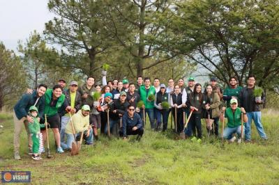 Encabeza PVEM jornada de reforestación en Morelia como parte del plan "Michoacán Competitivo"
