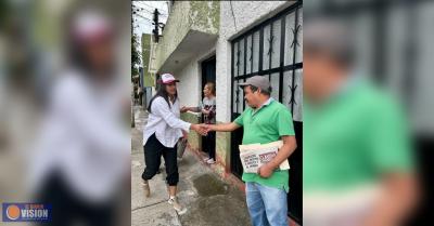 Celeste Ascencio fortalece el diálogo con la militancia en Morelia