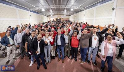 En Asamblea Informativa, Partido del Trabajo, cierra filas con el aspirante Raúl Morón Orozco 