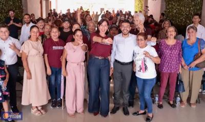 Desde Apatzingán, Gaby Molina convoca a fortalecer el Segundo Piso de la Transformación