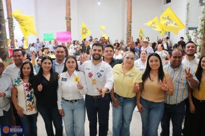 Sectores sociales de Maravatío arropan a Octavio Ocampo