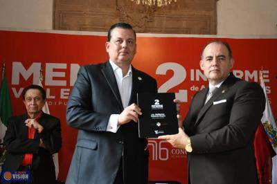 En 2do Informe Legislativo, destaca Memo Valencia que iniciativas fueron a favor de las víctimas