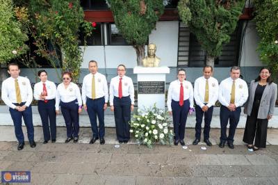 Que la autonomía siga siendo de la UMSNH, destaca Yarabí, al conmemorar el Natalicio de Morelos