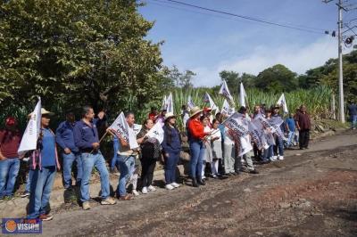 Encabeza Graciela Hernández Arreola construcción de la segunda etapa del acceso a Lorencillos